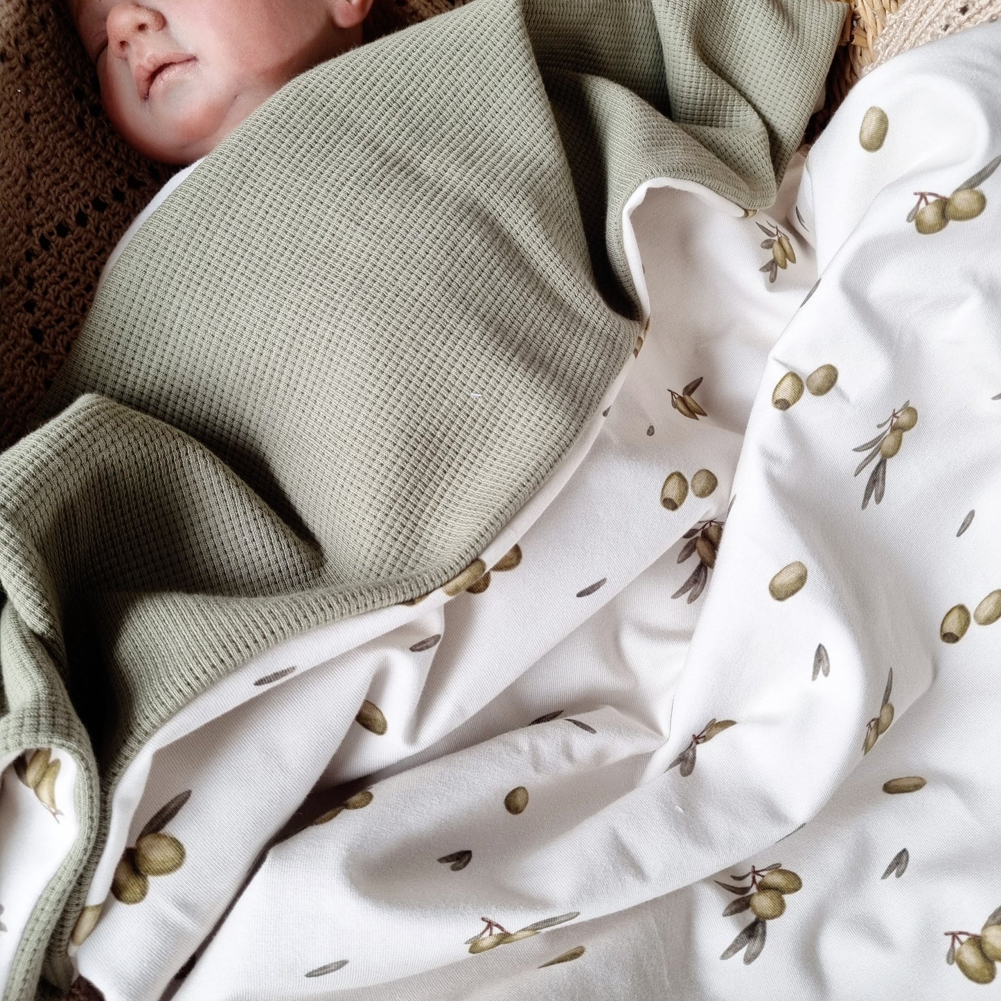 Babydecke "Oliventraum"
