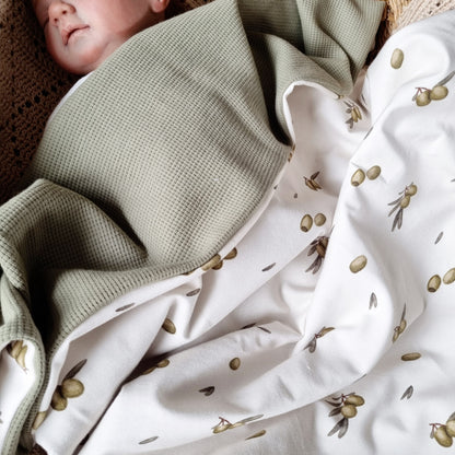 Babydecke "Oliventraum"