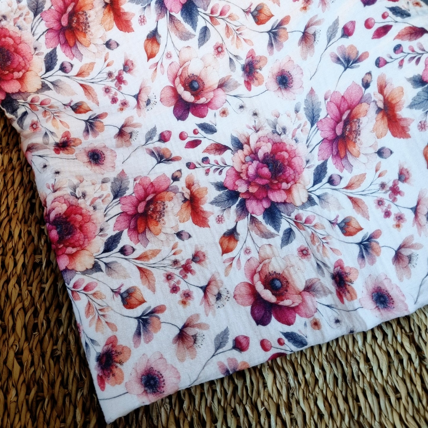 Musselindecke "Flowers & Roses"