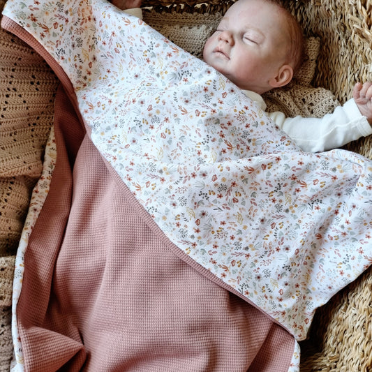 Babydecke "Blütenmeer"