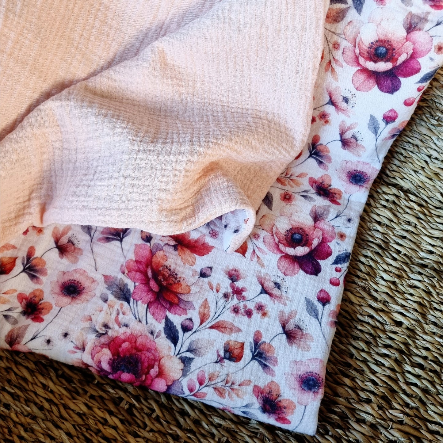 Musselindecke "Flowers & Roses"